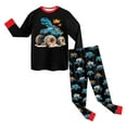 thumbnail image 5 of Baby Boys Girls Pajama Set Kids Toddler Snug fit Ribbed Sleepwear pjs for Daily Life Style 6-12 Months 12-24 Months 2t 3t 4t 5t 6t 7t 8t 9t Children(Red,2-3 Years), 5 of 6
