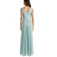 thumbnail image 2 of R & M Richards Sleeveless Dress Rhinestone Trio Waistband, Seafoam, 6, 2 of 2
