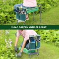 thumbnail image 5 of Garden Kneeler and Seat: Upgraded Widened Gardening Stool with Detachable Soft Kneeling Pad, Foldable Garden Bench Heavy Duty with Large Tools Bag and Pouch, Gifts for Women Men Seniors Gardener, 5 of 15