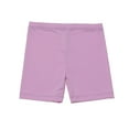 thumbnail image 3 of LLYwey Girls Bike Shorts - Toddler Under Dress Dance Short Pants - Kids Summer Casual Solid Elastic Waist Biker Shorts, New-Md61, Purples, 8-9T, 3 of 4
