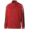 thumbnail image 2 of Holloway Sportswear L Flux Jacket Scarlet Heather/Black/White 229568, 2 of 2
