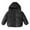 Black, variant on AHTJRT Boy's Winter Jacket Full Zip Hooded Puffer Jackets with Flap Pockets Fashion Solid Color Windproof Outerwear for Cold Weather Kids Black 4-5 Years