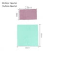 thumbnail image 1 of Microfiber Kitchen Scouring Pads Reusable Absorbent Multipurpose Cleaning Cloths 20 Pack, 1 of 9