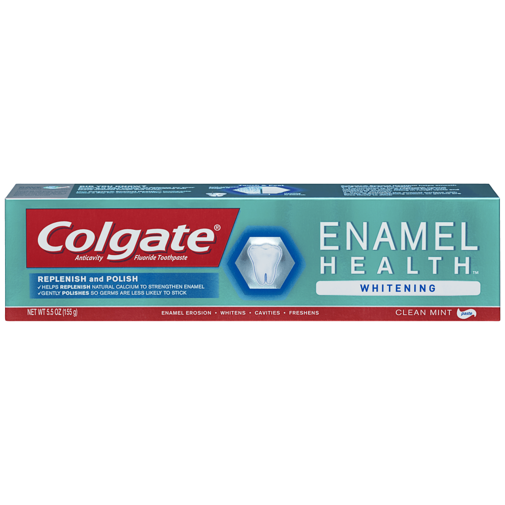 Colgate Enamel Health Whitening Toothpaste, Clean Mint 5.5 oz