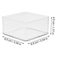 thumbnail image 2 of Minkissy 6Pcs Clear Drawer Organisers for Office Use Plastic Storage 8.5x8.5x4.5in, 2 of 8