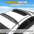thumbnail image 7 of Aruwei 1 Set Universal Car Soft Roof Rack Pads, Luggage Carrier System for Kayak Surfboard Canoe, Include 2 Heavy Duty Tie Down Straps, 2 Tie Down Rope, 2 Quick Loop Strap Clearance_Roof Bracket, 7 of 7