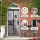 thumbnail image 2 of Magnetic fly screen door, 100x200cm magnetic balcony door no drilling fly curtain, insect curtain, fly screen, swing doors for living room patio door, 2 of 5
