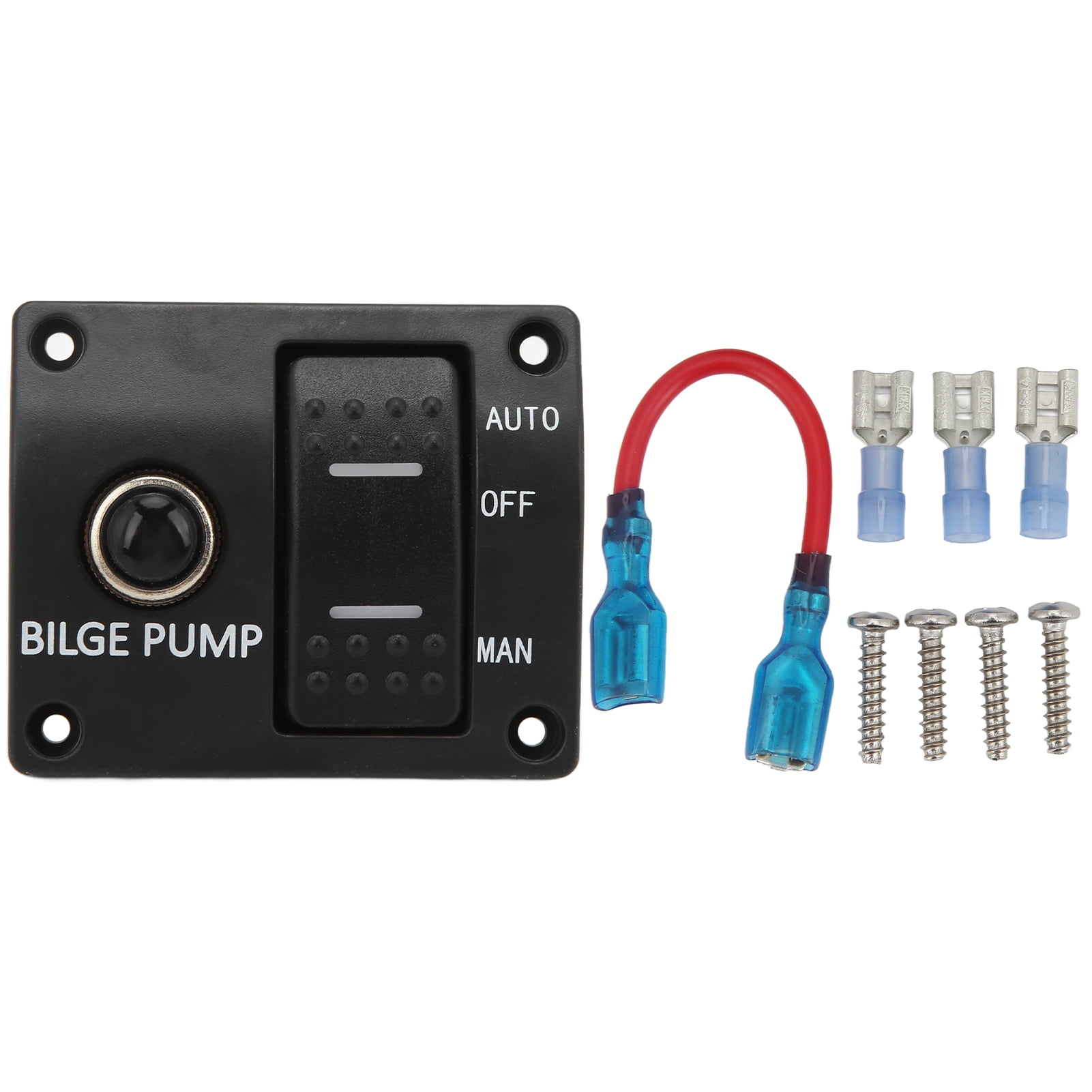 3 Way Bilge Pump Switch, Easy Installation Output Short Circuit