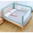 thumbnail image 1 of Toytexx 3-Piece Set of Queen Size Bed Safety Guardrails for Infants, Toddlers, and Children, 1 of 9
