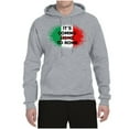 thumbnail image 2 of Wild Bobby, Italian Soccer Its Coming to Rome, Sports, Unisex Graphic Hoodie Sweatshirt, Heather Grey, Medium, 2 of 4
