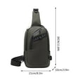 thumbnail image 6 of PLPPYFS Small Sling Bag Crossbody Bags for Men Women, Crossbody Small Sling Backpack Sling Bag, Chest Daypack Sling Backpack Cross Body Bag Fanny Pack for Hiking Traveling Outdoors, 6 of 6