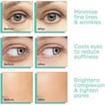 thumbnail image 4 of 2 piezas de rodillos de hielo para rostro, bolas de hielo para enfriar el rostro, bolas de hielo para ojos y cara, masajeador corporal para la hinchazón, herramienta para reafirmar la piel, 4 of 10