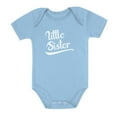thumbnail image 1 of Tstars Girls Pregnancy Announcement Baby Shower Little Sister Baby Shower Gift for Baby Girl Birthday Gifts Cute Newborn Party Baby Bodysuit, 1 of 6
