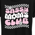 thumbnail image 3 of Instant Message - Sassy Moms Club - Mother's Day Gift - Women's Short Sleeve Graphic T-Shirt, 3 of 6