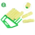 thumbnail image 5 of Uxcell Window Blind Hand-held 7 Finger Cleaning Tool with Green Handle, 2 Count, 5 of 5