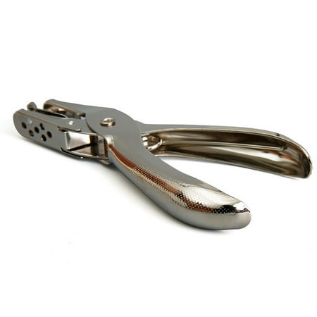 

Thinsont 6mm Dia Single Round Hole Punch DIY Hand Tool for Paper Card Silver