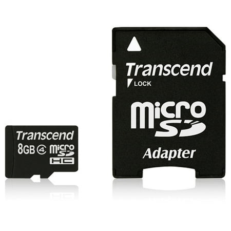 Transcend 8GB microSD High Capacity (microSDHC) Class 4 (Micro Sd Card Best Price)