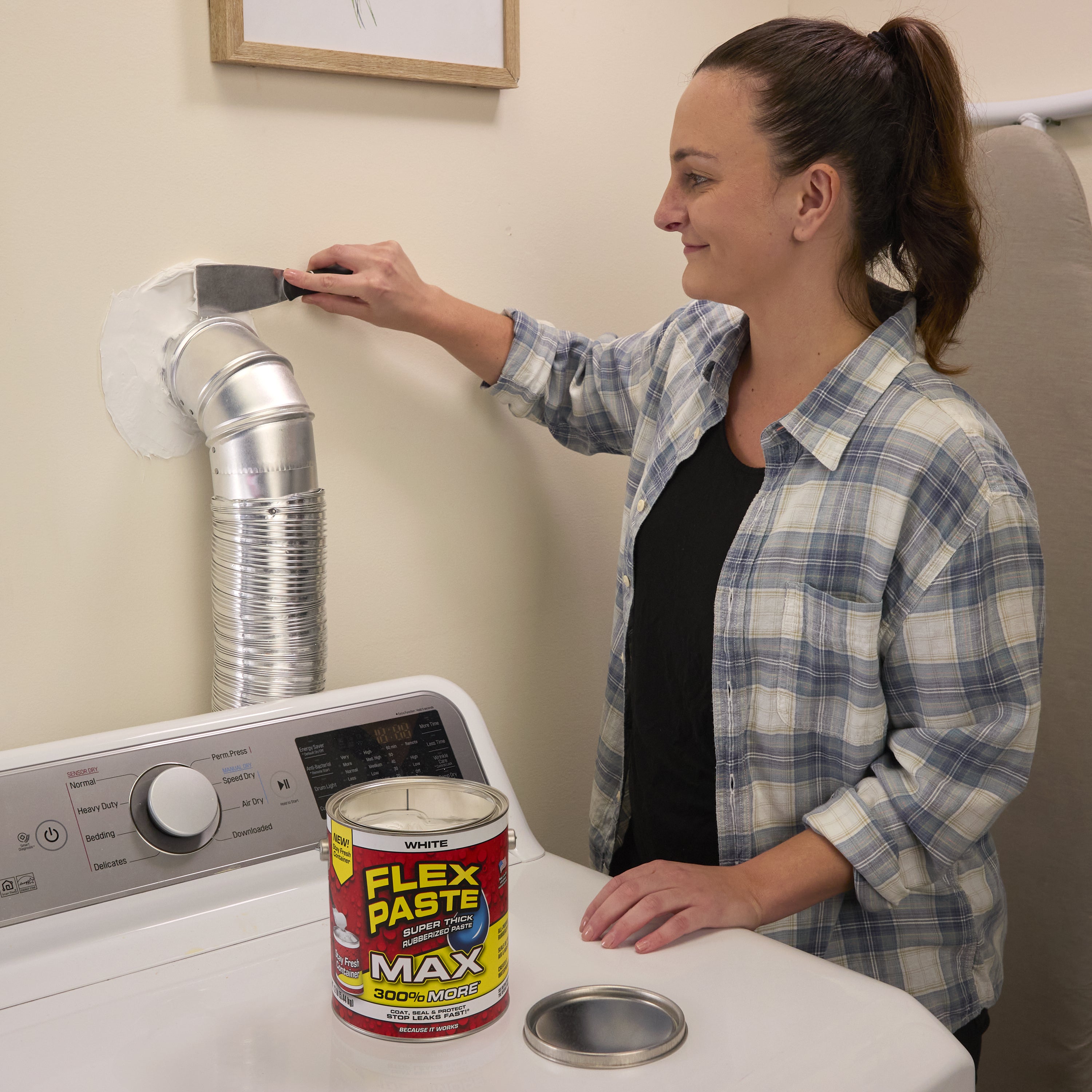 FLEX PASTE BLANC 1 LB PÂTE DE CAOUTCHOUC SUPER ÉPAISSE ARRÊTE LES FUITES RAPIDEMENT!