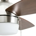 thumbnail image 5 of Honeywell Barcadero 44" Nickel Modern Ceiling Fan with 3 Blades, LED Light Kit, Pull Chains & Reverse Airflow, 5 of 12