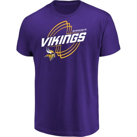 Anthony Carter Minnesota Vikings - Men's Majestic Purple Minnesota Vikings Pigskin Classic T-Shirt
