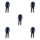 thumbnail image 2 of Yuarrent Men Diving Wetsuit for Water Sports Suit Zip Wet Back Full Warm Body Surf Type2 NO2, 2 of 6