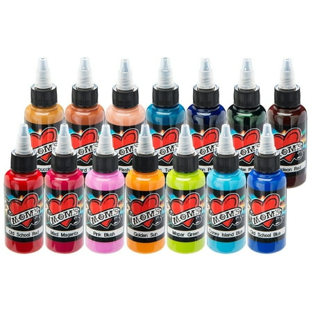 "Millennium Mom's Anniversary Tattoo Ink 14 Color Set - 1/2 oz"