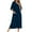 Navy, variant on Women's Lightweight Robe with Zipper Front and Pockets for Winter Warmth and Comfortable Sleepwear