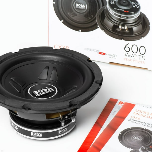 Boss Audio Chaos Exxtreme 600W Car Subwoofer, CXX8 Model - Walmart