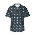 thumbnail image 2 of Goofa Cartoon Ducks Hawaiian Shirt for Men, Unisex Summer Beach Casual Short Sleeve Button Down Shirts,Aloha Tropical Floral print shirt-Medium, 2 of 9