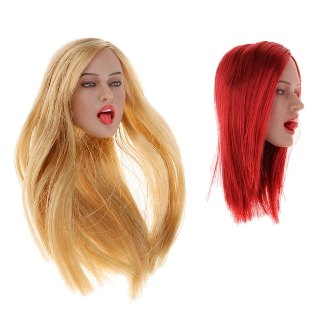 1/6 Escala Femenina Cabeza Esculpir Modelo DIY Para Phicen / Kumik 12 '' Figuras De Acción