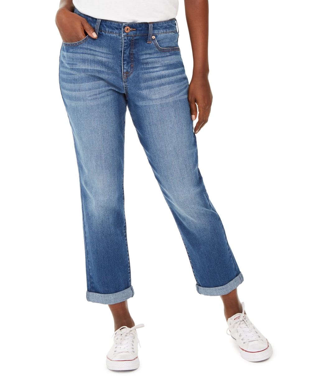Womens Girlfriend Jeans Curvy Fit 