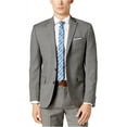 thumbnail image 2 of Ryan Seacrest Mens Modern Fit Two Button Blazer Jacket, Grey, 42 Long, 2 of 2