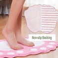thumbnail image 6 of CJC Bathroom Rugs Mats Non-Slip Bath Toilet Mat Cute Big Feet Bathroom Shower Rugs Water Absorbent Doormat Floor Mat, 7 Colors & 3 Sizes, 6 of 6