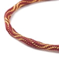 thumbnail image 4 of 20pcs Couple Wave Pattern Nylon Round Cord Silder Bracelet with Brass Clasp for Women Cadmium Free & Lead Free Mixed color Inner Diameter: 2-1/2inch(6.25~6.3cm), 4 of 4