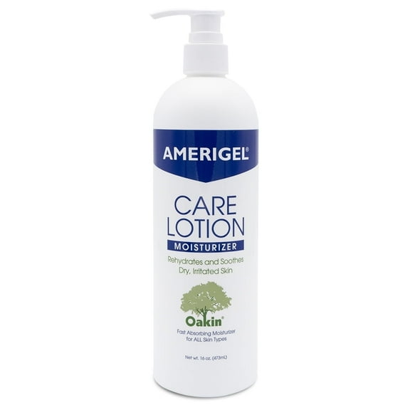 AMERIGEL Care Lotion (16 oz.) – Hypoallergenic Moisturizer | Dry, Irritated Skin | Diabetic Skin