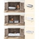 thumbnail image 5 of Feandrea Arenero para Gatos, Caja de Arena Oculta, con Separador Extraíble, 80 x 53 x 50 cm, Greige, 5 of 6