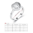 thumbnail image 2 of Angel Wing Ring for Ashes for Women Cremation Rings for Ashes Heart Urn Rings Stainless Steel Finger Ring, 2 of 7
