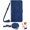 Blue, variant on Allytechgroup for Google Pixel 10A Case with Lanyard, Crossbody Shoulder Strap Hand Wrist Cards Holder Stand Flip Cover with Mangetic Closure Shockproof Back Cover for Women Girls, Black
