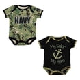 thumbnail image 2 of Pack de 2 monos TROOPER Navy NWU III de 0 a 3 meses (7701), 2 of 3