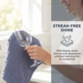 thumbnail image 5 of REGALWOVEN 100% Cotton Waffle Weave Kitchen Towels, 2 Pack Solid Color Dish Cloths with Hanging Loop Grey 12" x 12", 5 of 6