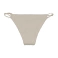 thumbnail image 2 of Tavik Womens Asher Knot Side Straps Bikini Swim Bottom, Beige, Medium, 2 of 2