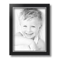 thumbnail image 2 of ArtToFrames 9x12" Black Velvet with Silver - 1.25" Picture Frame, Black MDF Poster Frame, with Regular Glass and Foam Backing 3/16 inch (FBPL-4691), 2 of 8