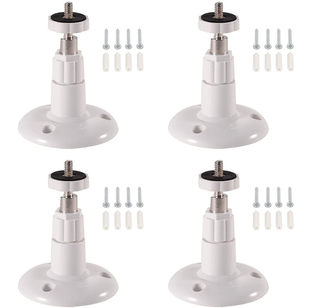 Outlaw lommelygter ballon Metal Wall Mount, Security Wall Mount Compatible with Arlo/Arlo Pro/Pro 2/ Arlo Ultra/Arlo Go Security Camera, Adjustable Ceiling Mount for Reolink  RLC-410/Argus/Argus 2, 4 Pack - Walmart.com