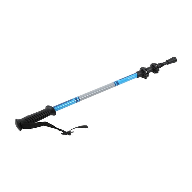 Bastón de trekking, bastón de trekking telescópico de aleación de aluminio de tres secciones, accesorios de escalada, artesanía superior
