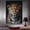 Black, variant on Mudket Leopard with Crown Canvas Wall Art, Leopard Print Room Decor Framed Ready to Hang for Man Cave - 12"L x 8"W