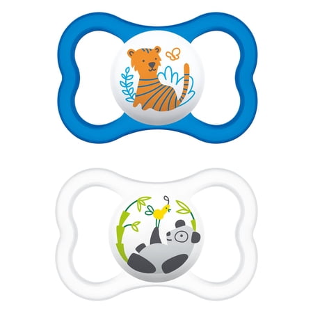 MAM Air Pacifier, 6+ Months, Boy, 2 Pack