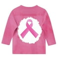 thumbnail image 5 of Feancey Breast Cancer Awareness T-Shirts for Girls 3/4 Sleeve Tunic Tops Teen Girl Cute Pink Ribbon Graphic Tee Comfy Casual Breast Cancer Shirt Pink-7 5-6 Years, 5 of 5