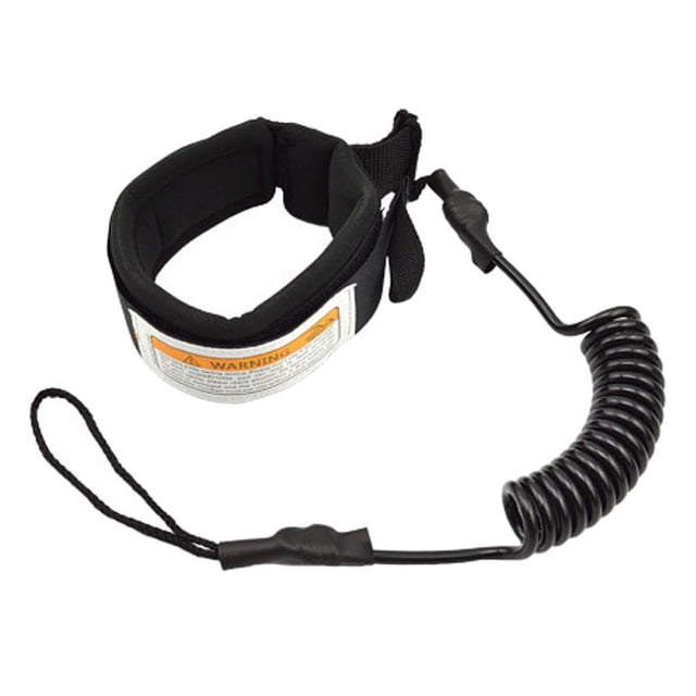 koolsoo Surfboard SUPs Leash/Leg Rope 5 Feet Premium Straight Leash Padded Adjustable Neoprene Cuff Black