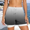 thumbnail image 5 of VBVC Women's Drawstring 2-in-1 Athletic Shorts , High Waisted Running Shorts For Women,Ladies' Double Layer Active Shorts with Pockets,Black,S-2XL, 5 of 7