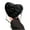 Black, variant on Mini Coin Purse Heart Shape Crossbody Handbag Shoulder Bag Wallet for Womens